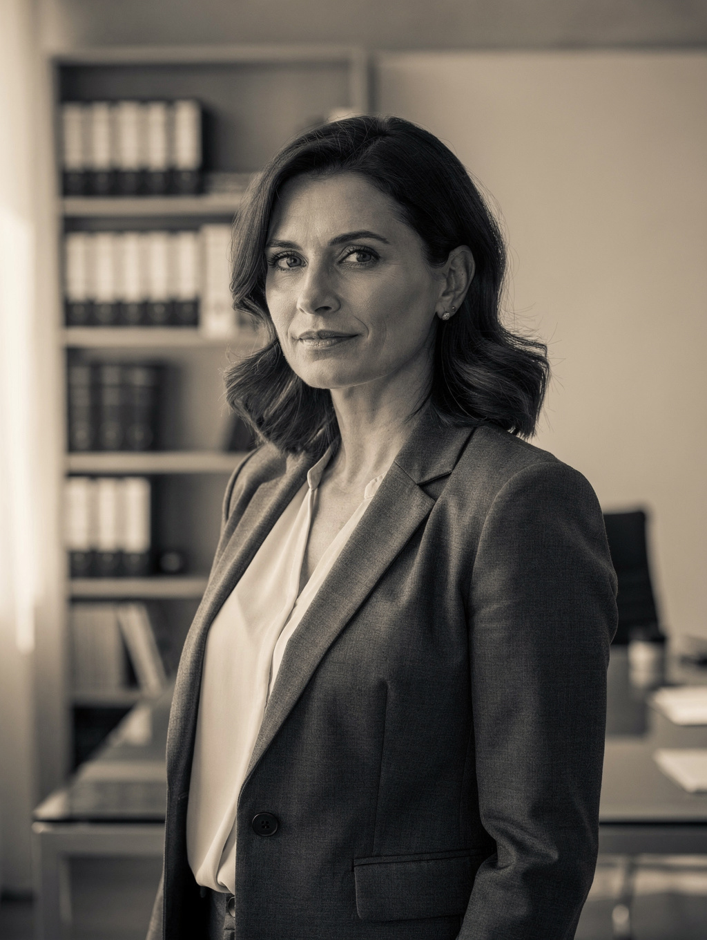 Portrait of Priya Sharma, Business Insights at Patten Media